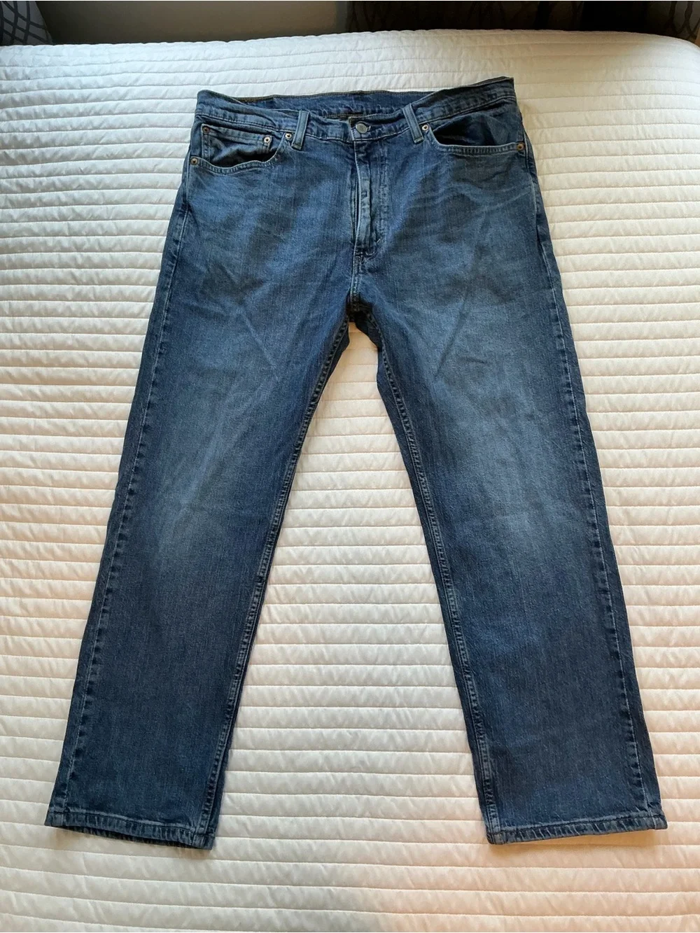 Levi's Men's Medium Blue Straight-Leg Jeans